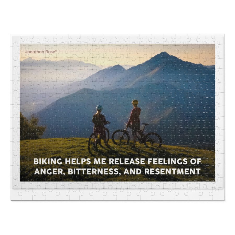 Biking keeps me release feelings of anger