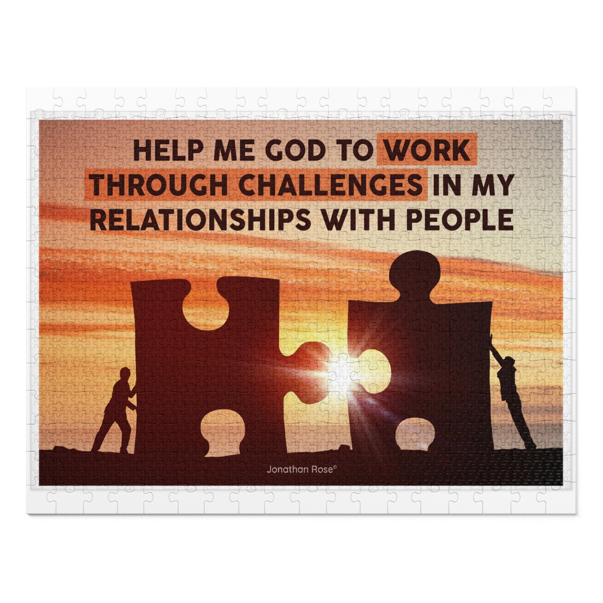 Help me god to work through challenges