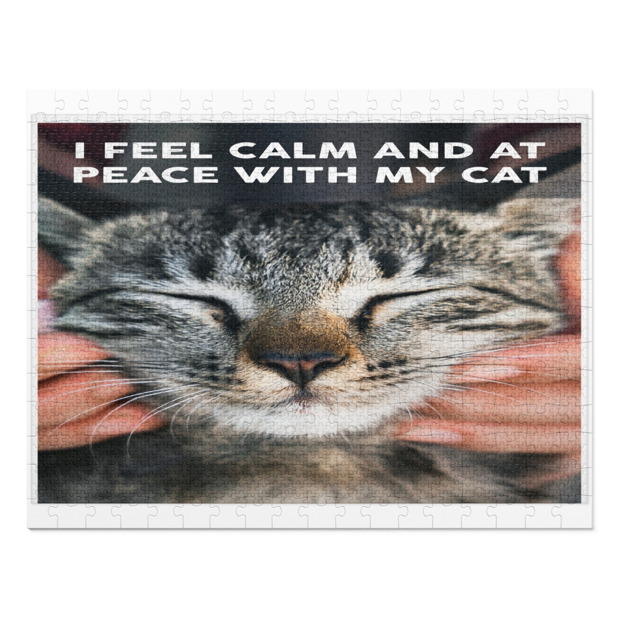 I feel calm and at peace with my cat