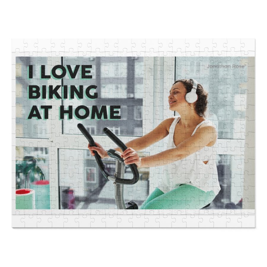 I love biking at home