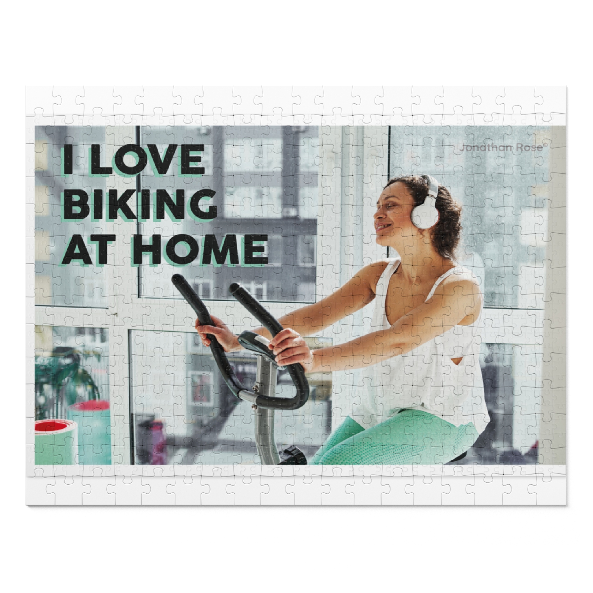 I love biking at home