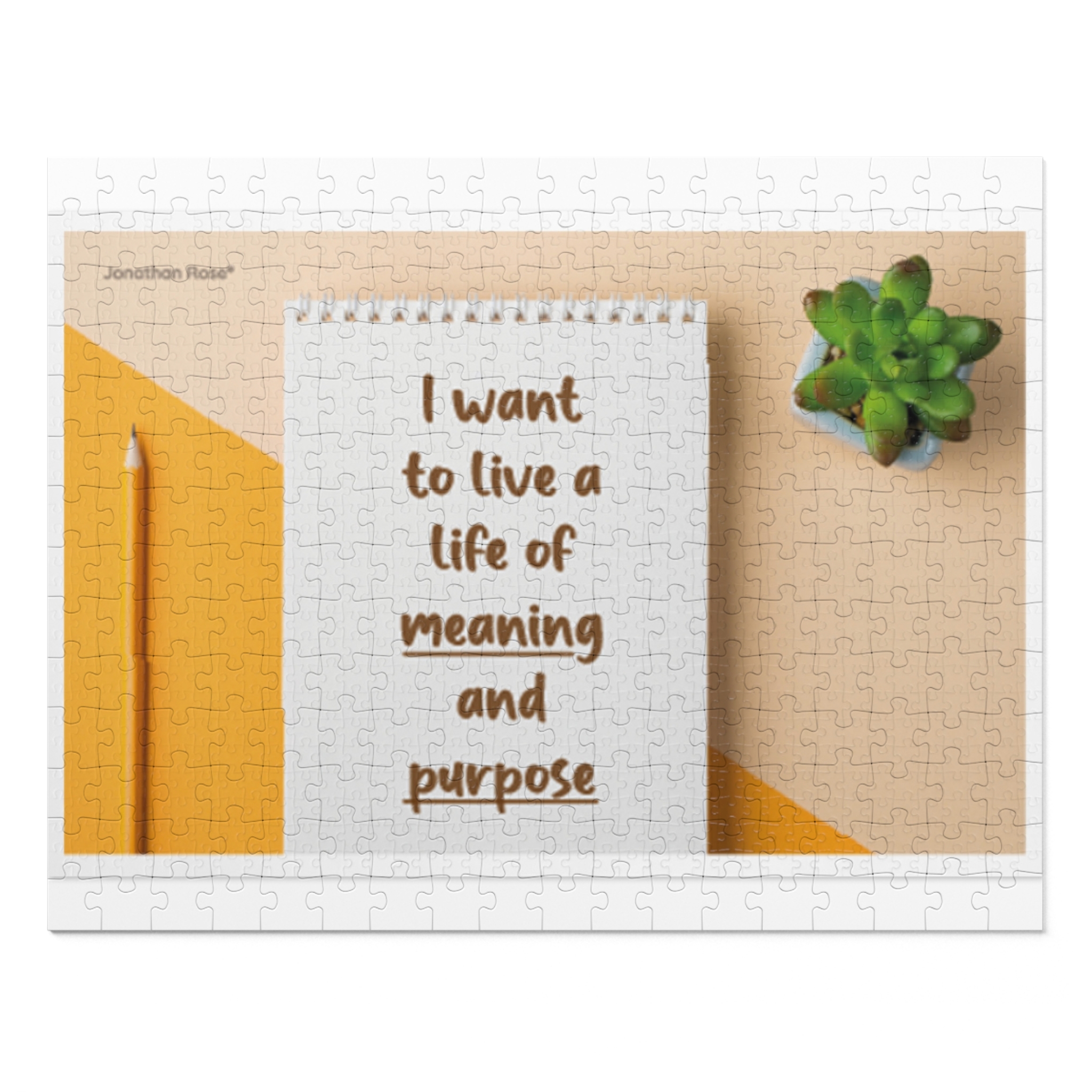Live a life of meaning and purpose