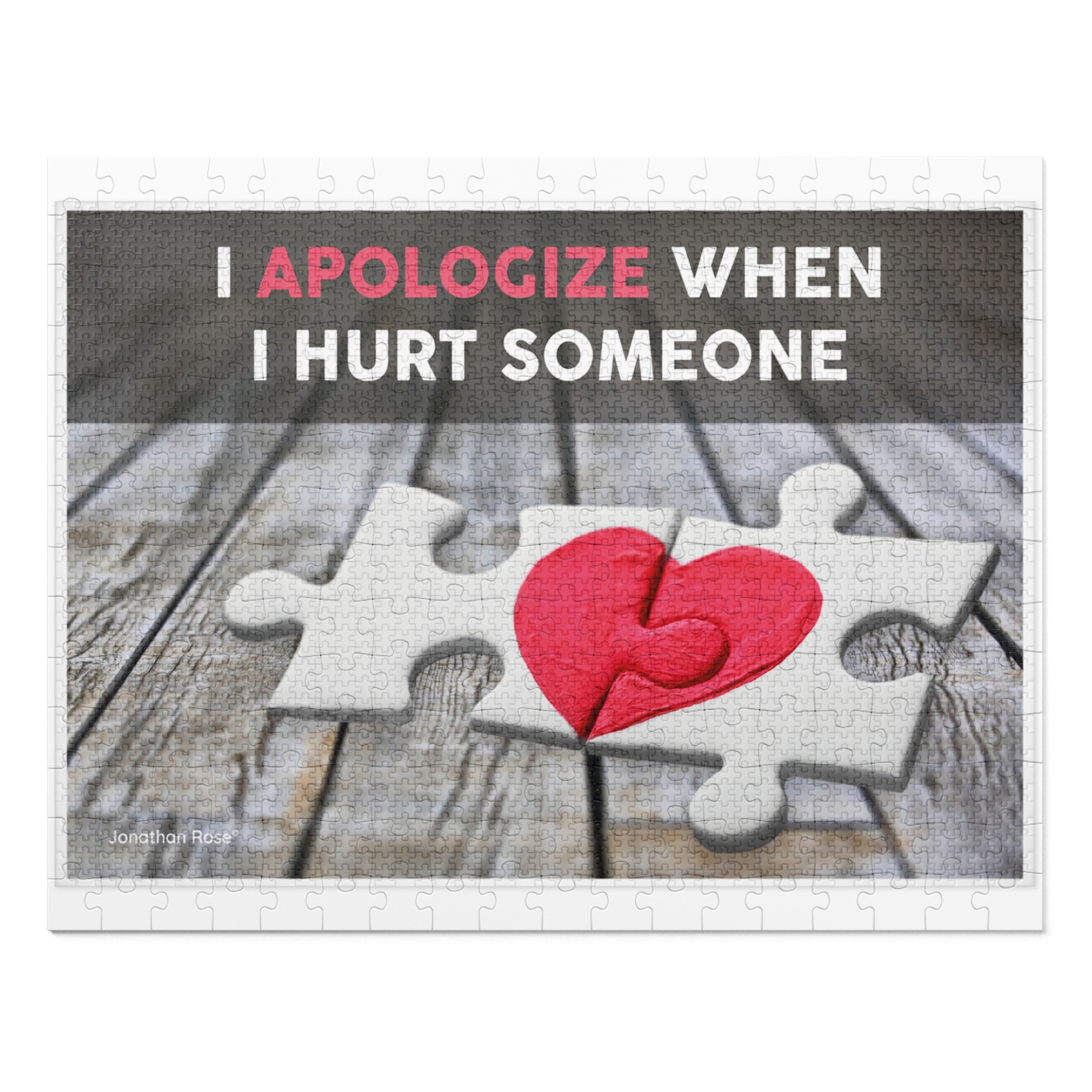 I apologize when I hurt someone