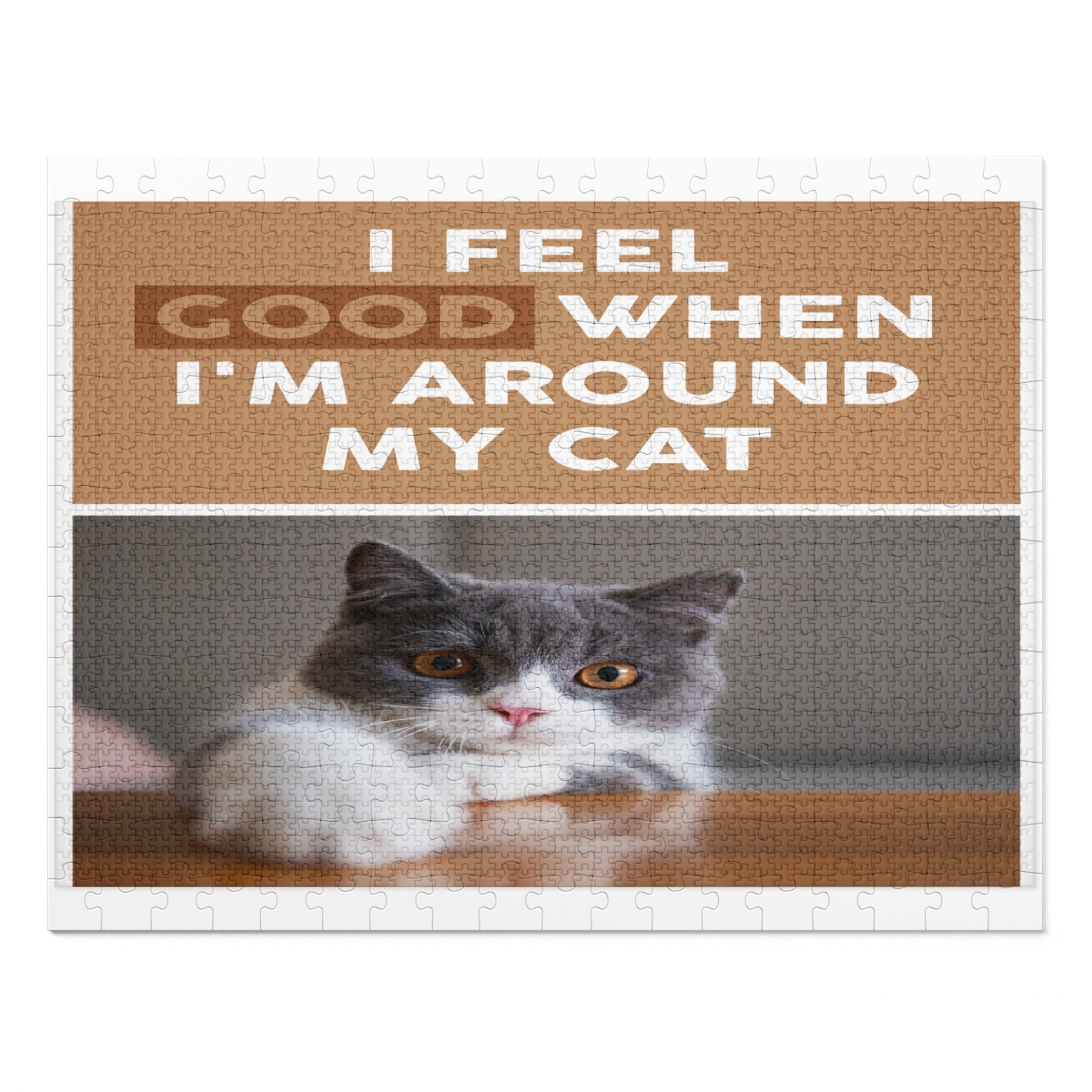I feel good when I'm around my cat
