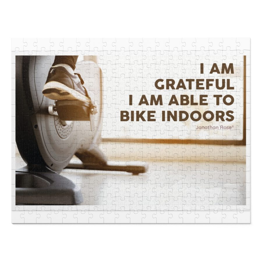 I am grateful I am able to bike indoors