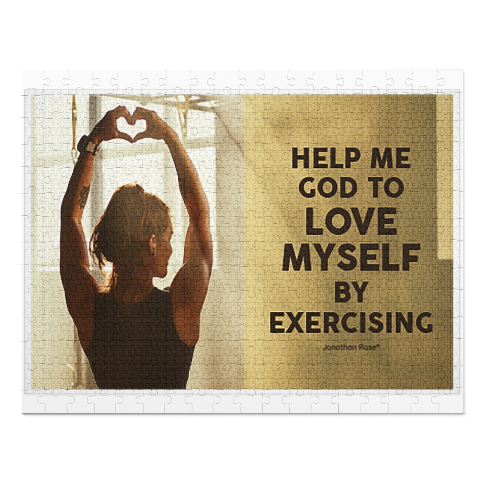 Help me god to love myself by exercising