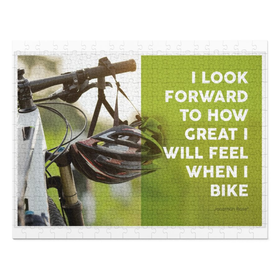 I look forward to how great I will feel when I bike
