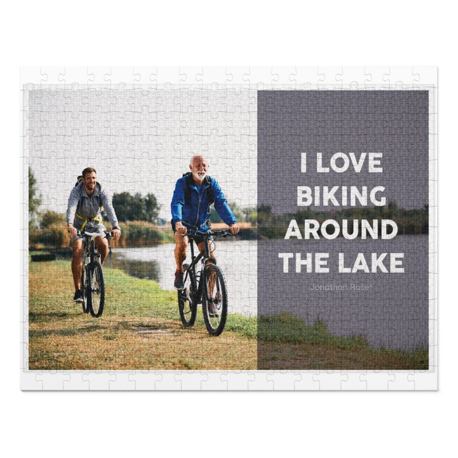 I love biking around the lake