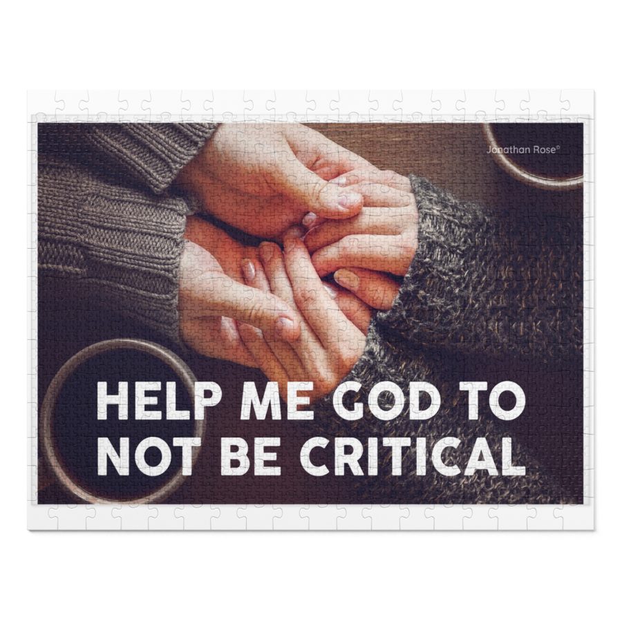 Help me god to not be critical