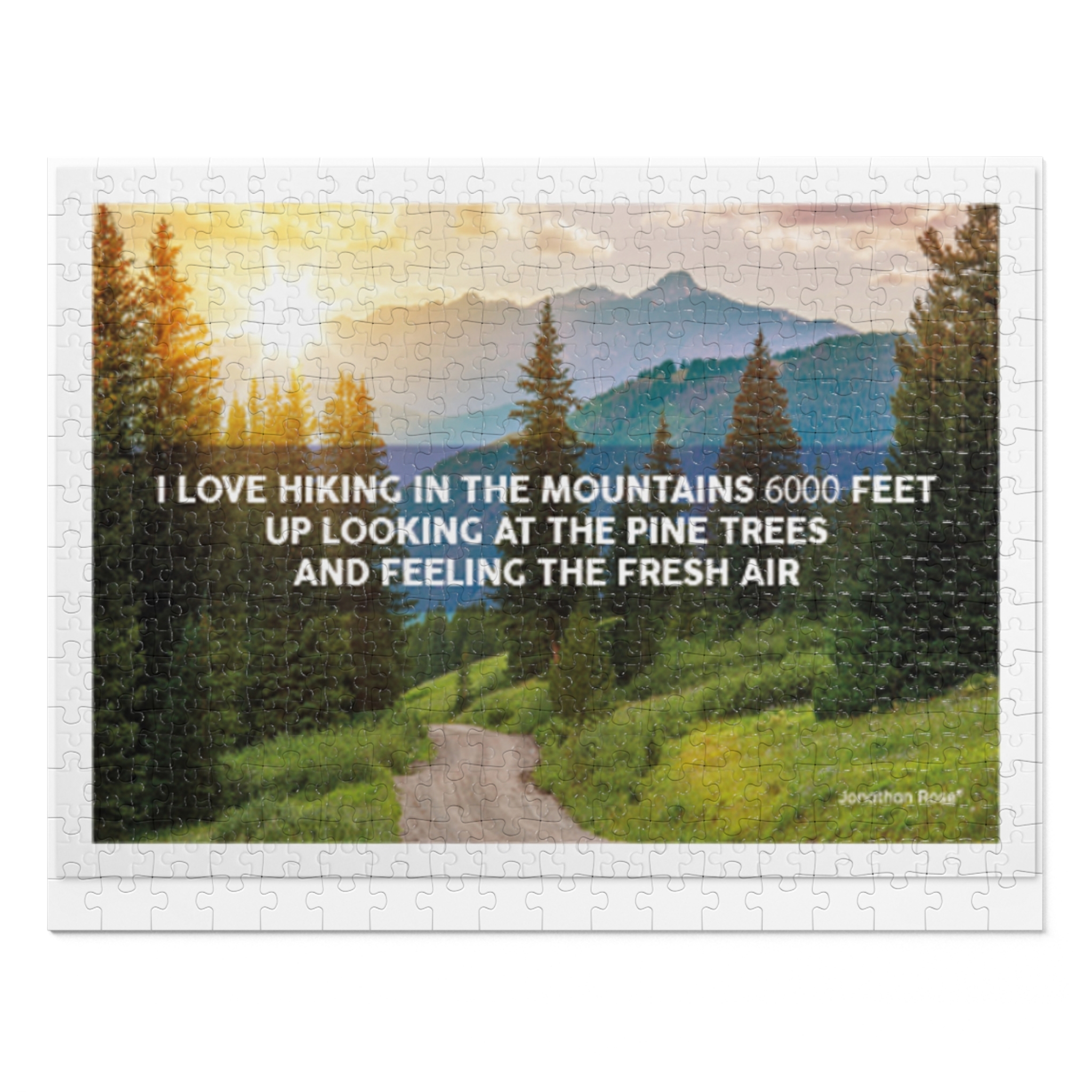The mountains 6000 feet