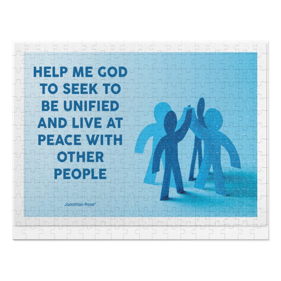Be unified and live at peace