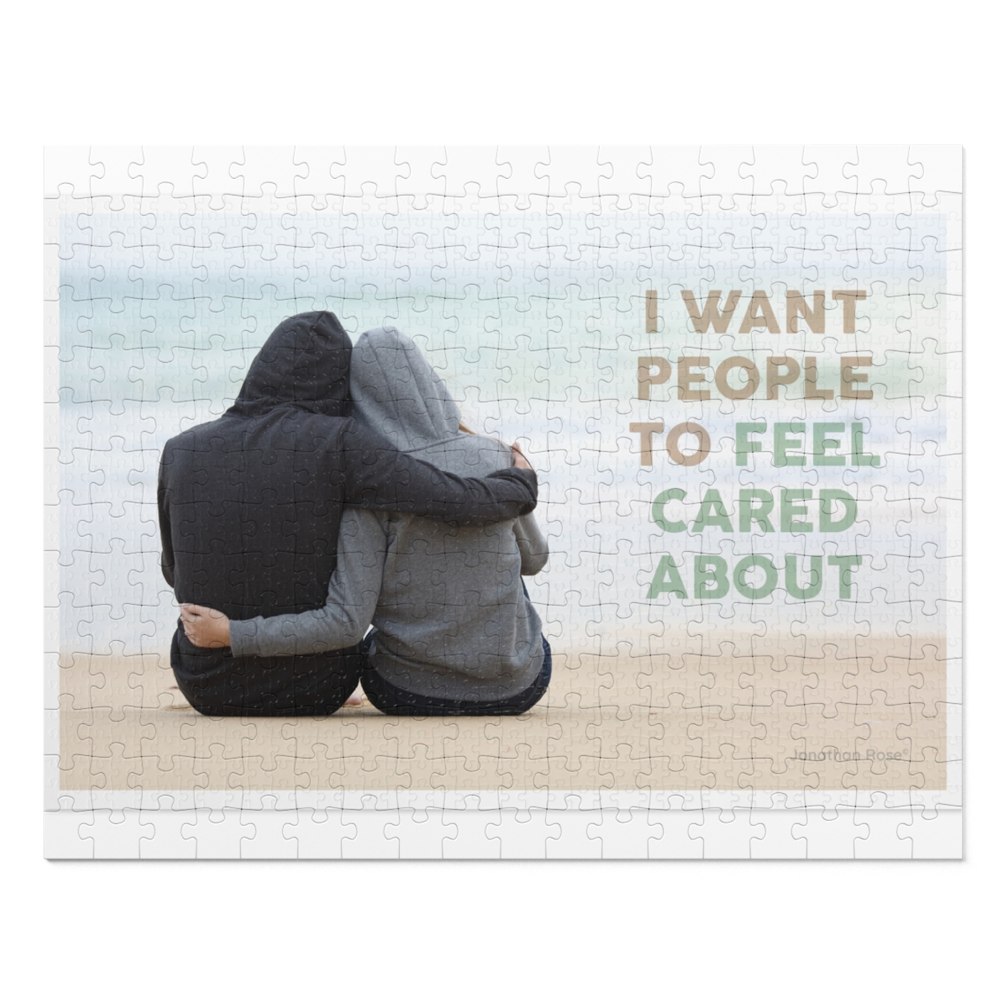 I want people to feel care
