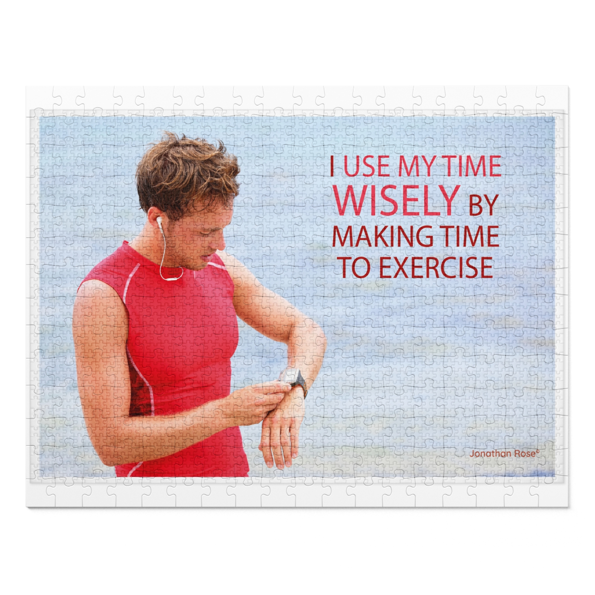I use my time wisely by making time to exercise