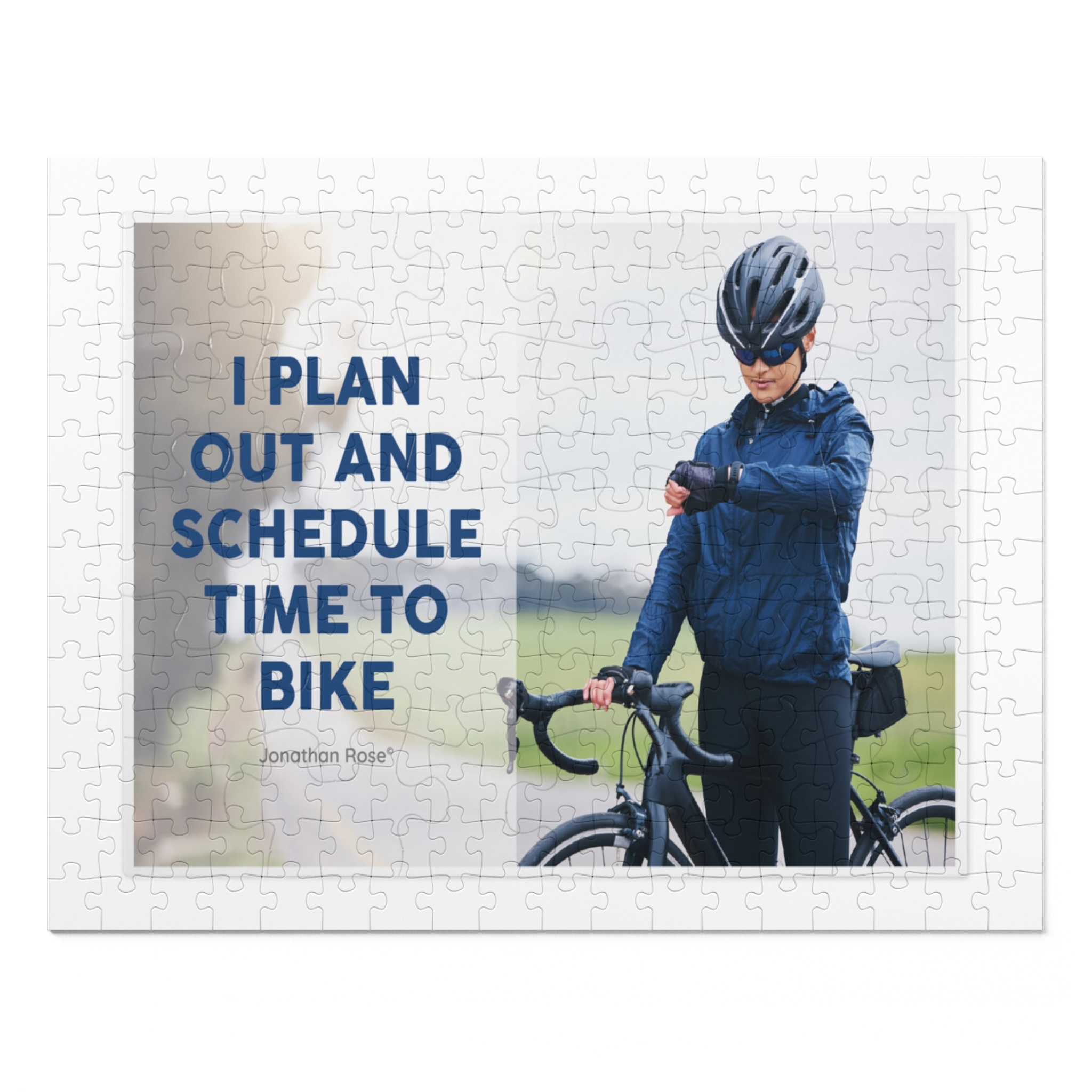 I plan out and schedule time to bike