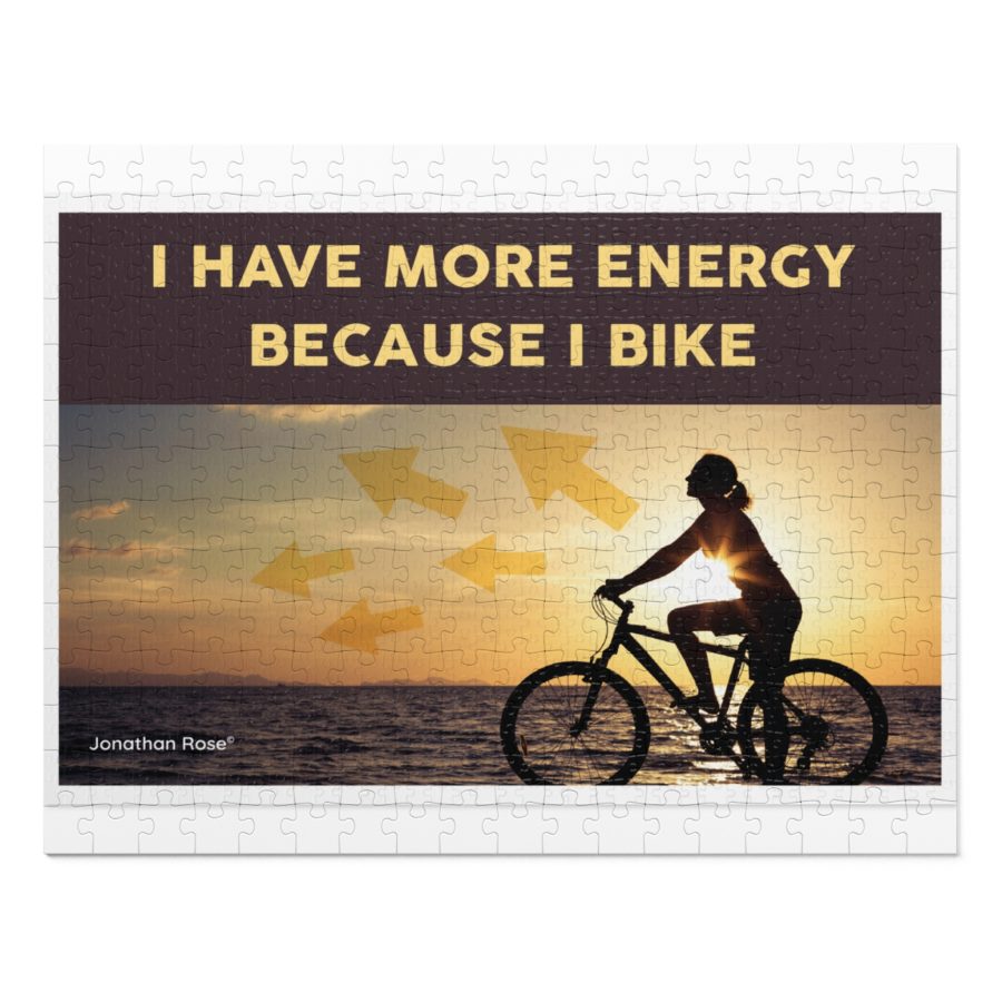 I have more energy because I bike