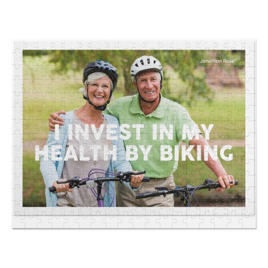 I invest in my health by biking