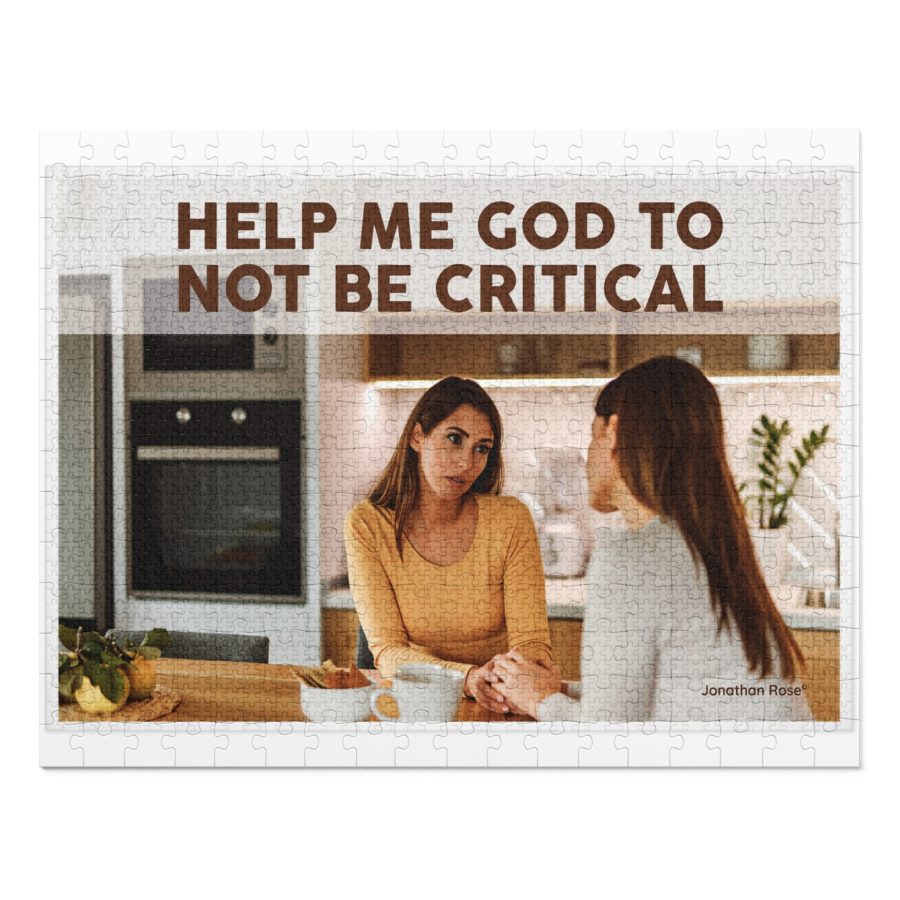Help me god to not be critical
