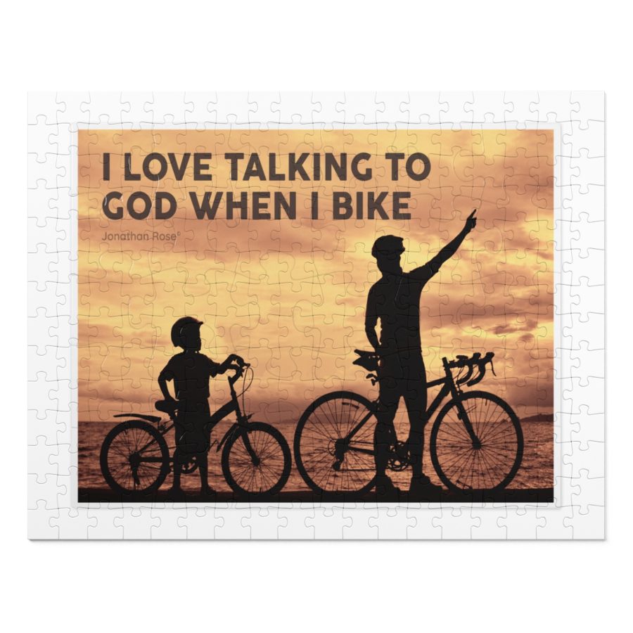 I love talking to god when I bike