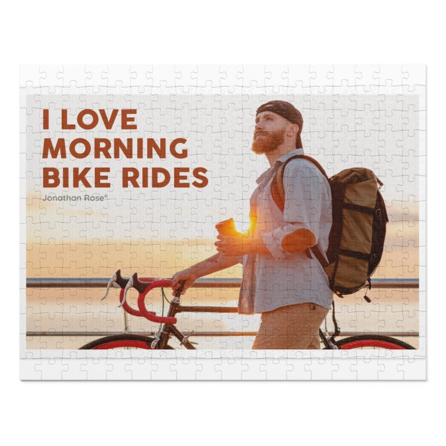 I love morning bike rides