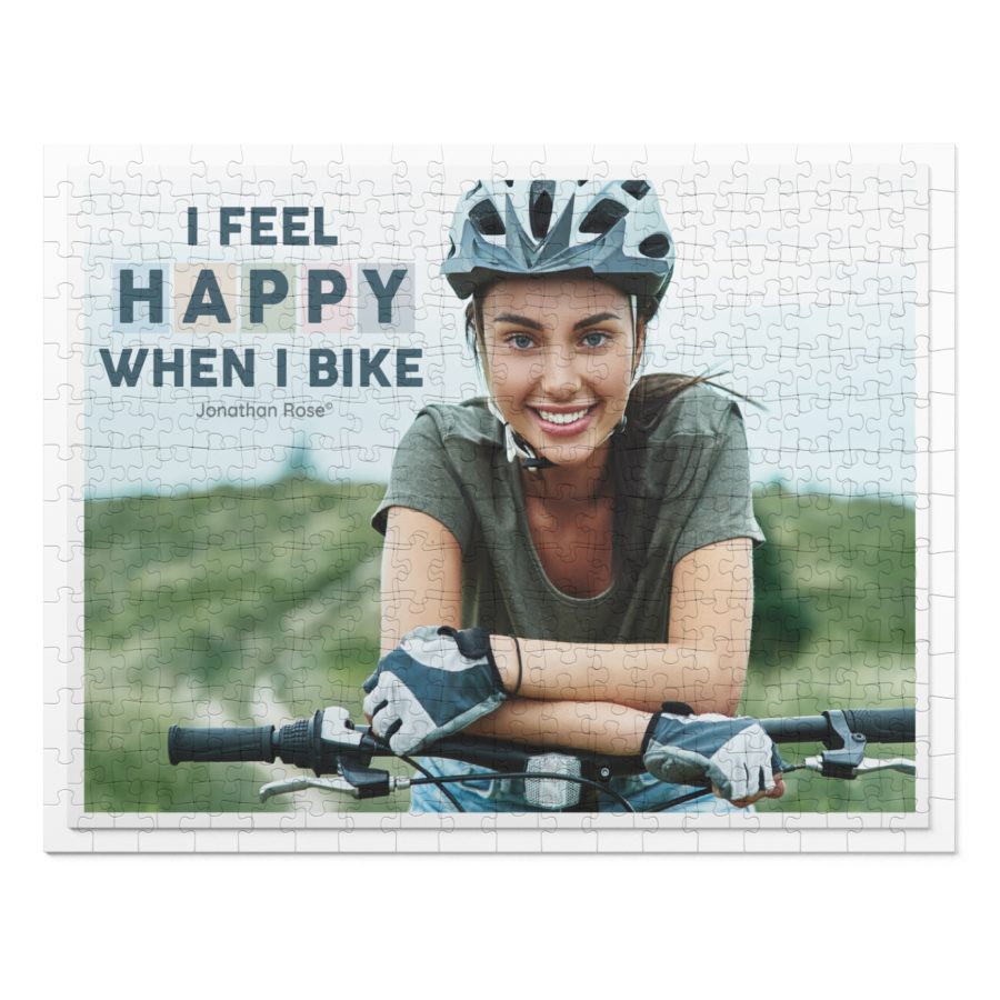 I feel happy when I bike