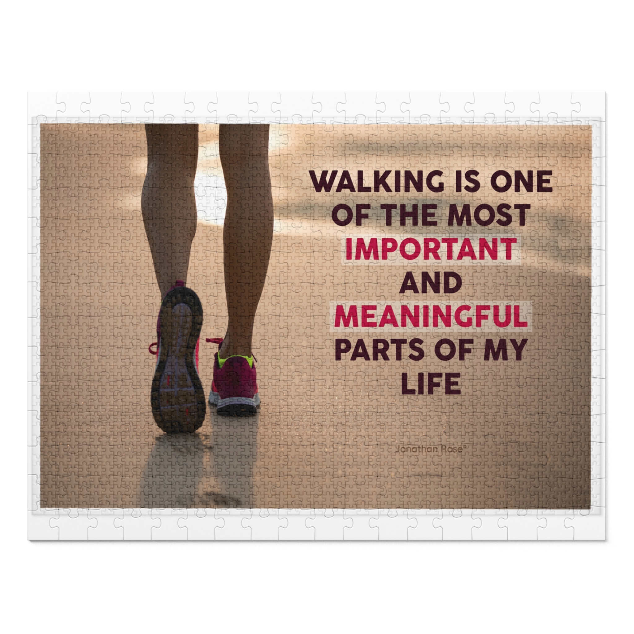 Walking is one of the most important and meaningful