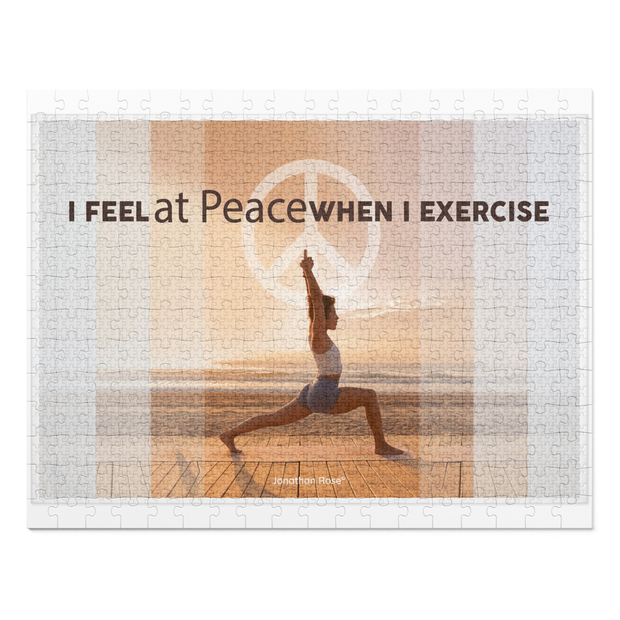 I feel at peace when I exercise