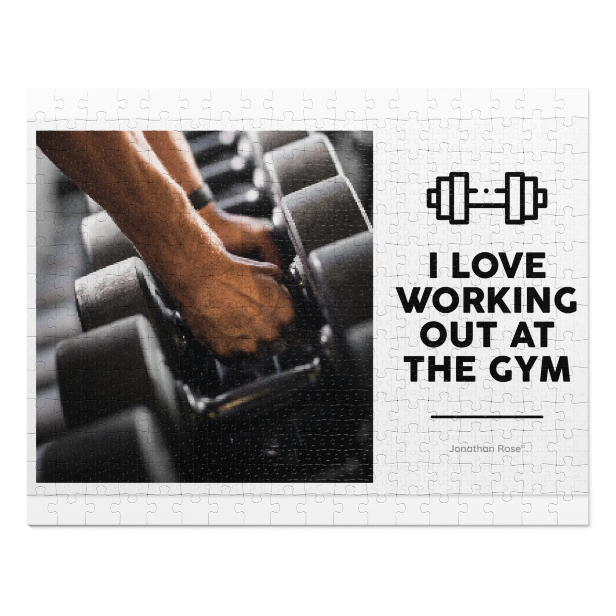 I love working out at the gym