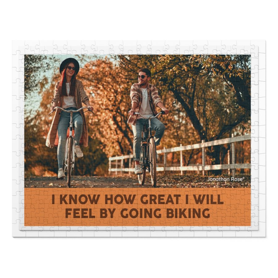 I know how great I will feel by going biking