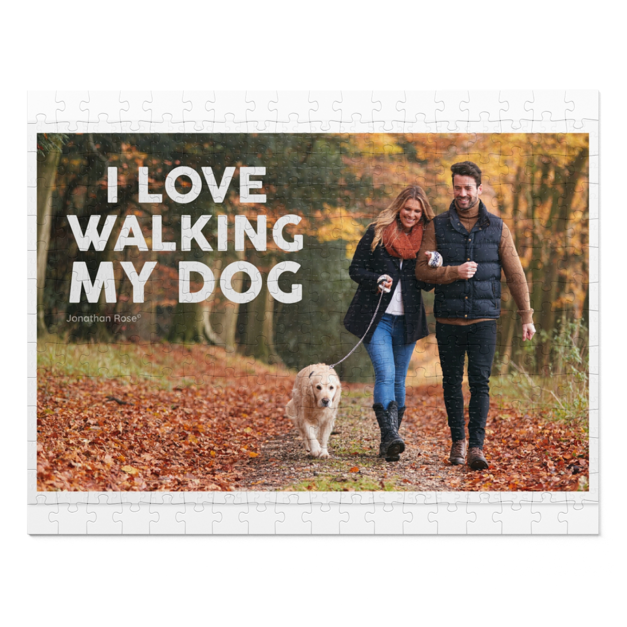 I love walking my dog