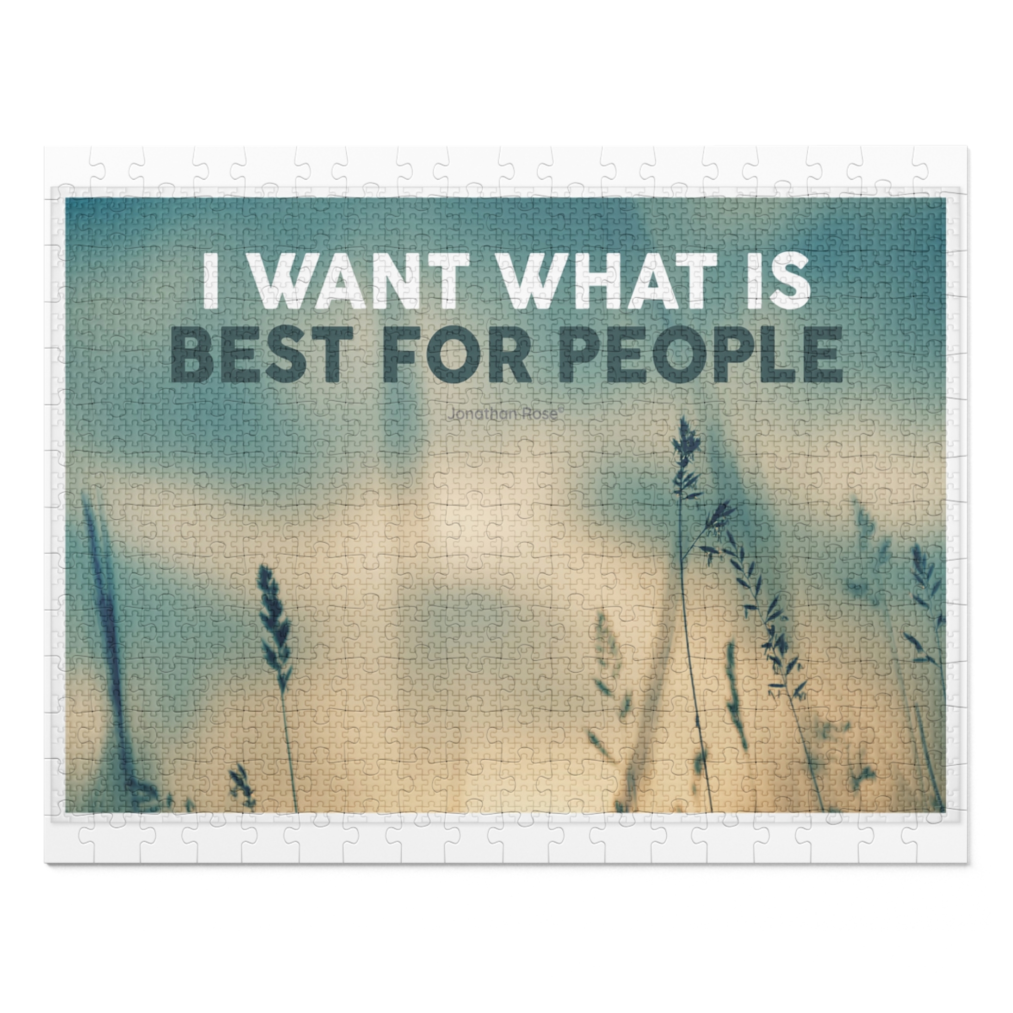 I want was is best for people