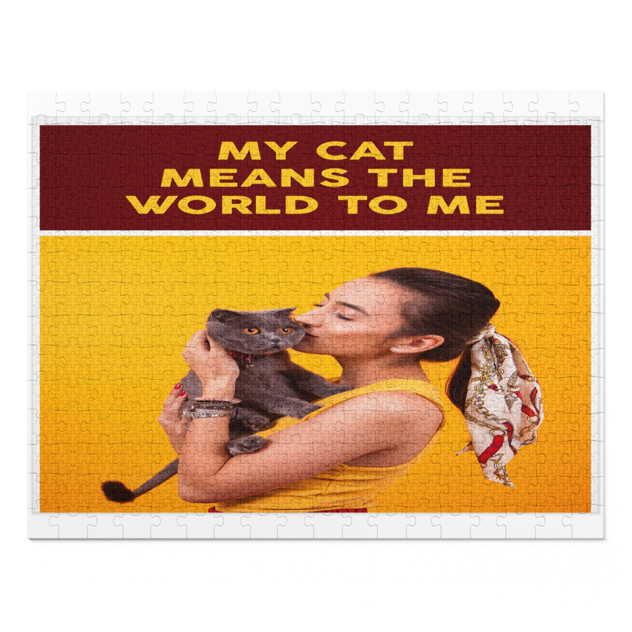 My cat means the world to me