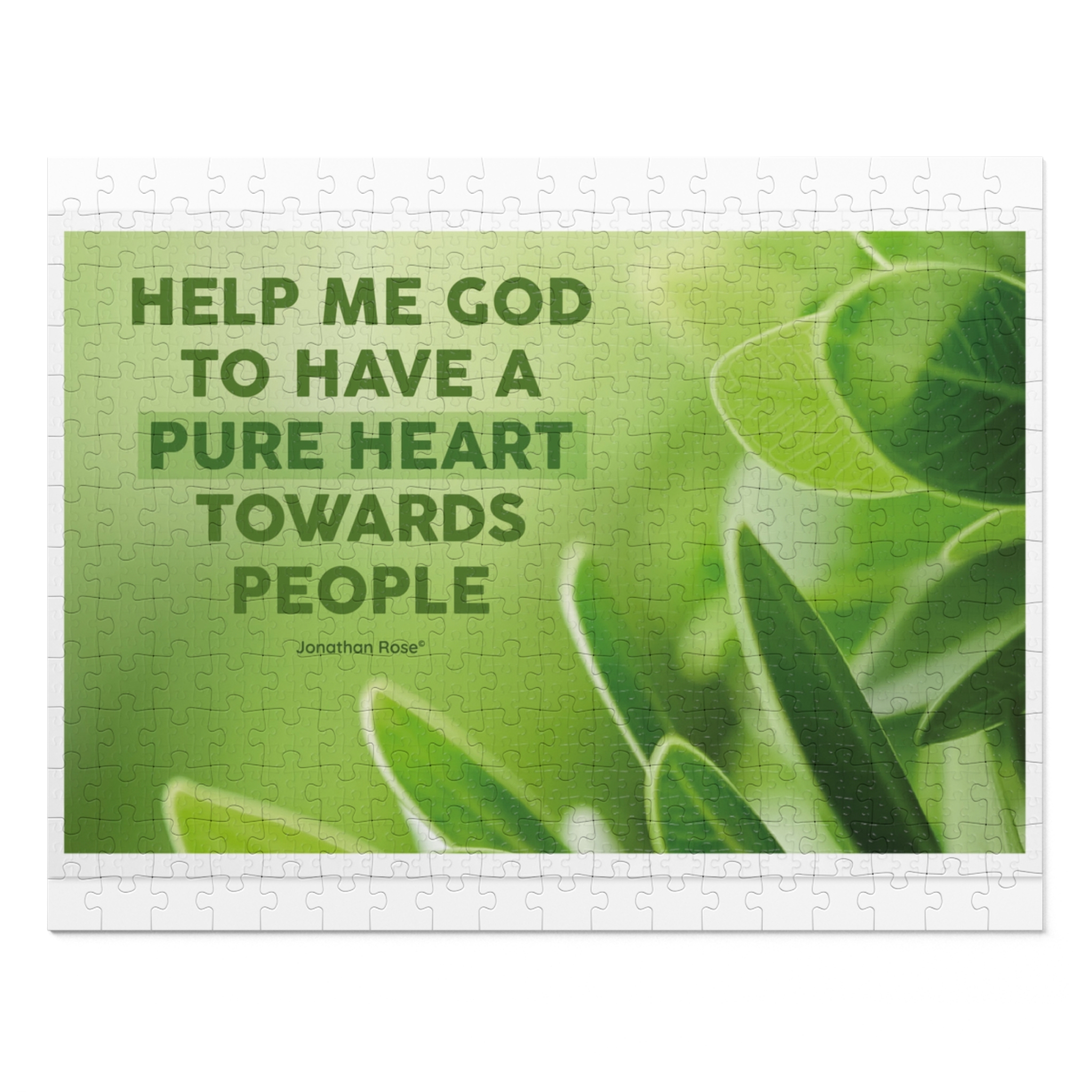 Have a pure heart