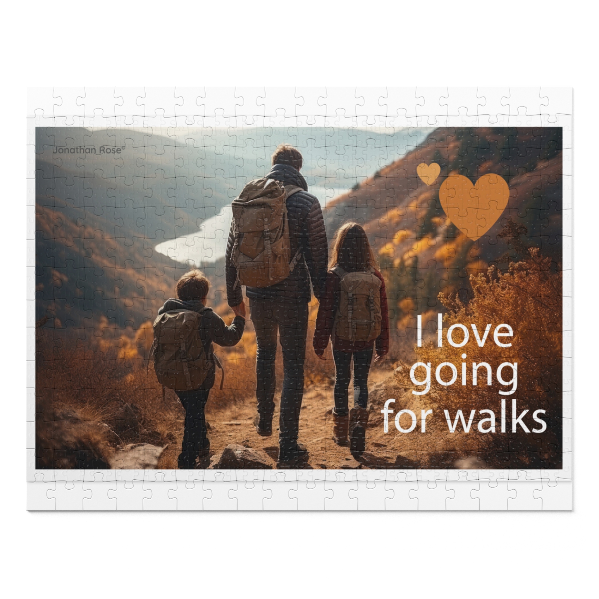 I love going for walks
